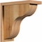 Ekena Millwork Carmel Rough Sawn Corbel w/Backplate, Western Red Cedar, 6"W x 14"D x 14"H COR06X14X14CAR01RWR - alternate 1